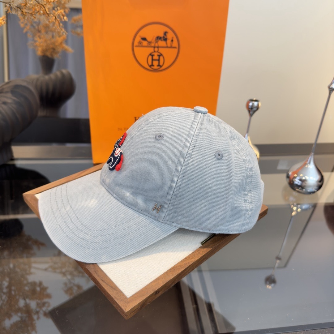 Hermès 爱马仕新款鸭舌帽，头围57cm