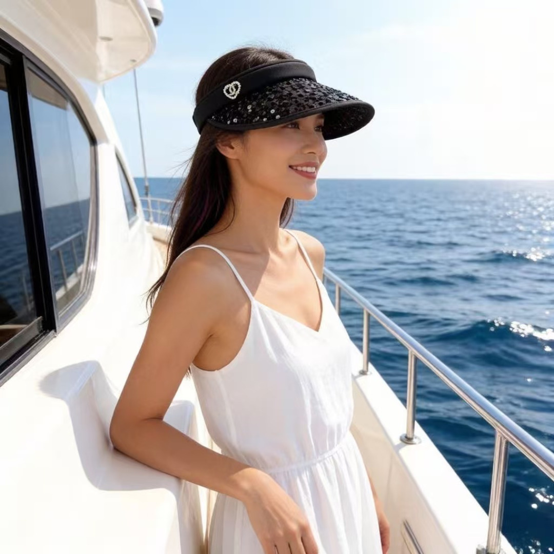 Chanel Chanel香奈儿新款空顶发箍遮阳帽