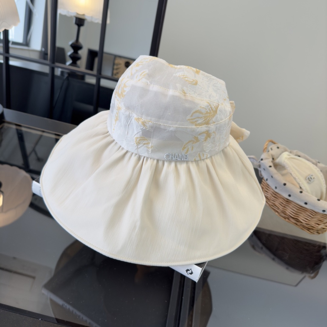 Chanel Chanel香奈儿新款蝴蝶结渔夫帽，高端定制，头围57cm