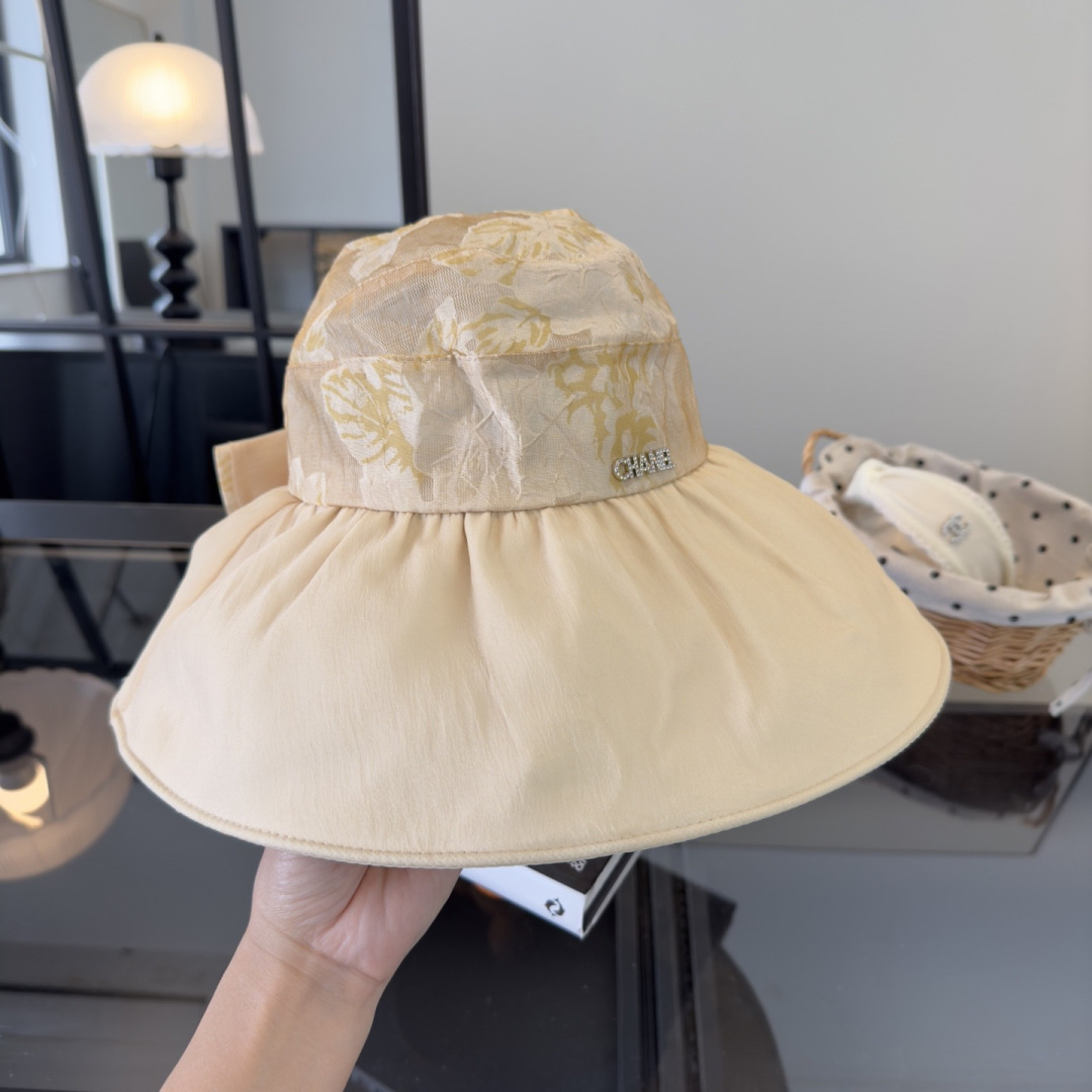 Chanel Chanel香奈儿新款蝴蝶结渔夫帽，高端定制，头围57cm