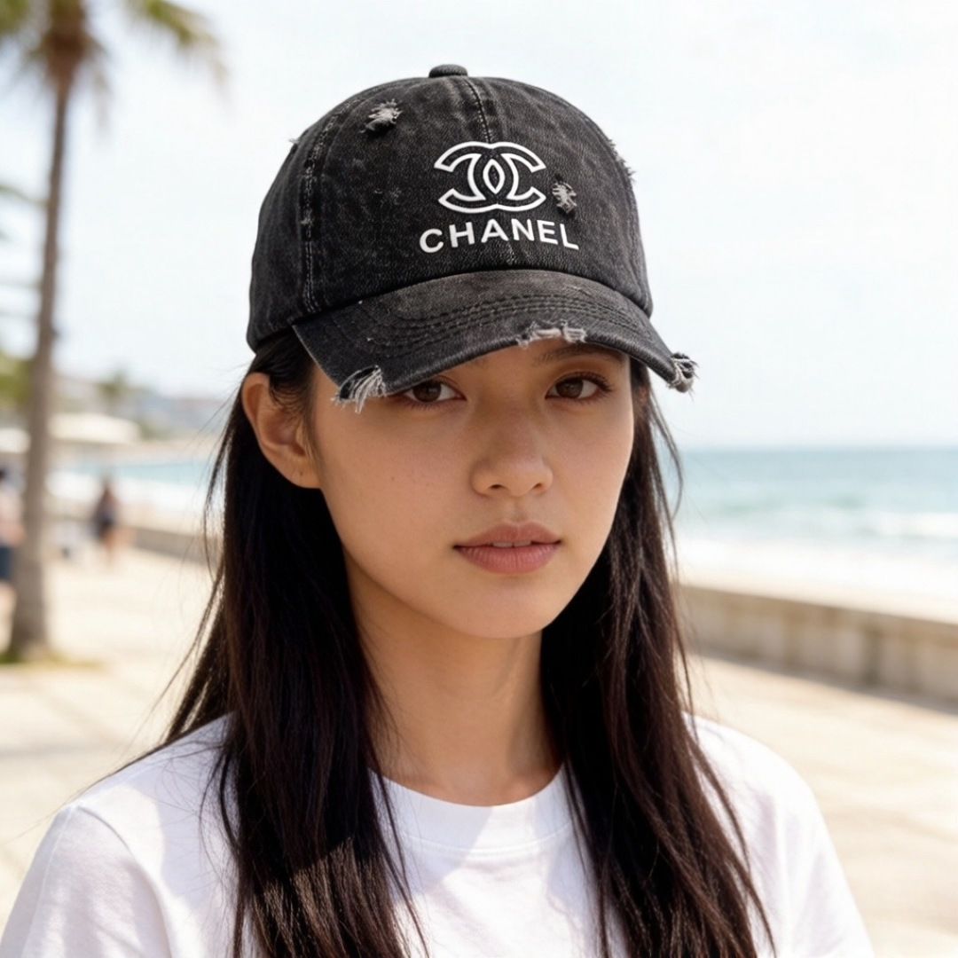 PChanel香奈儿新款遮阳鸭舌帽，时尚简约
