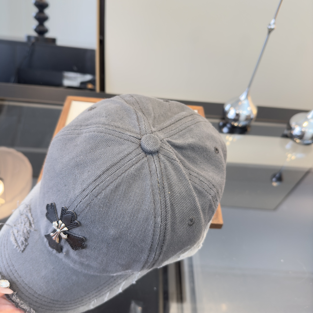 Chrome Hearts 克罗心新款鸭舌帽，头围57cm