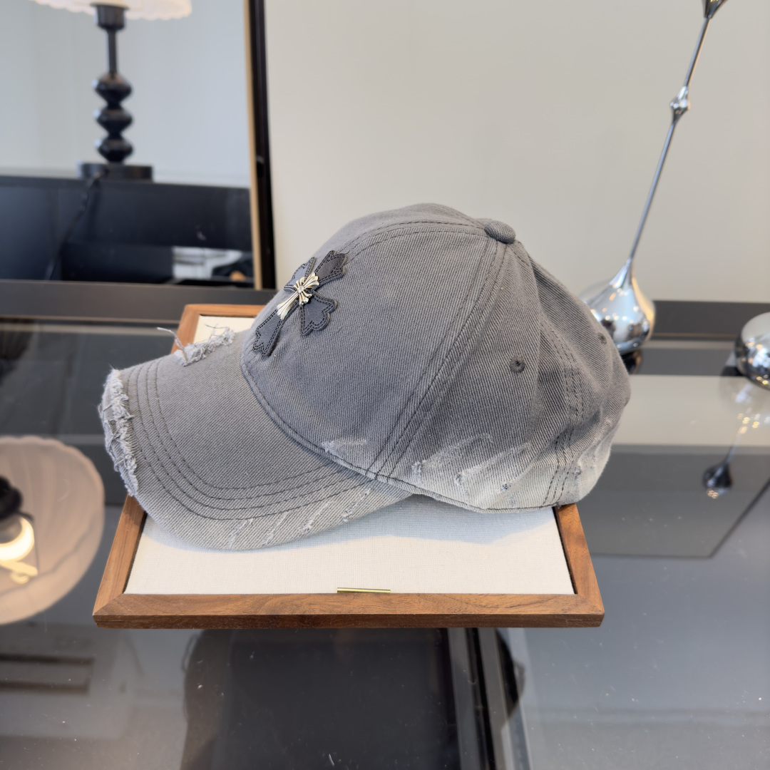 Chrome Hearts 克罗心新款鸭舌帽，头围57cm