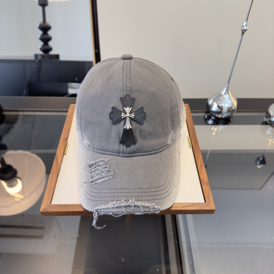 Chrome Hearts 克罗心新款鸭舌帽，头围57cm