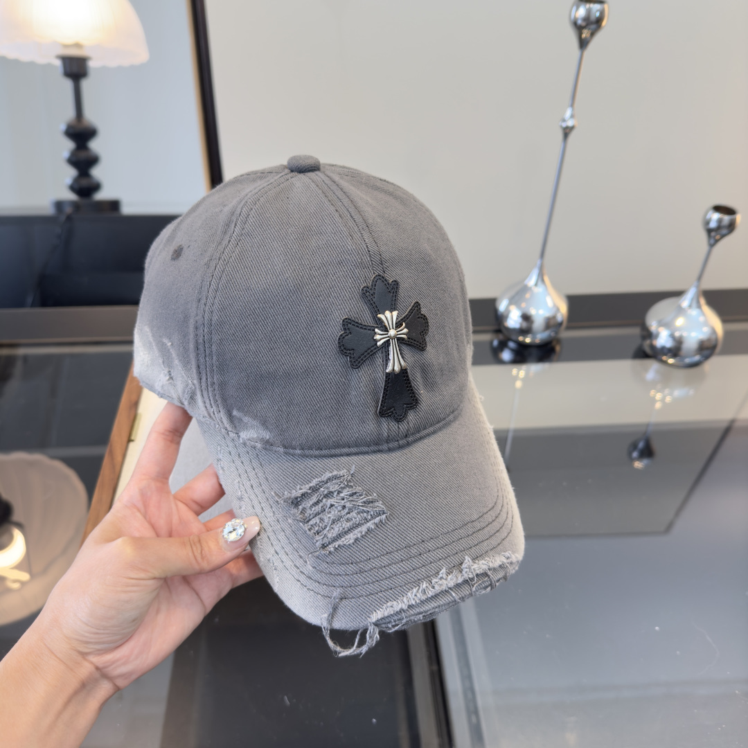 Chrome Hearts 克罗心新款鸭舌帽，头围57cm