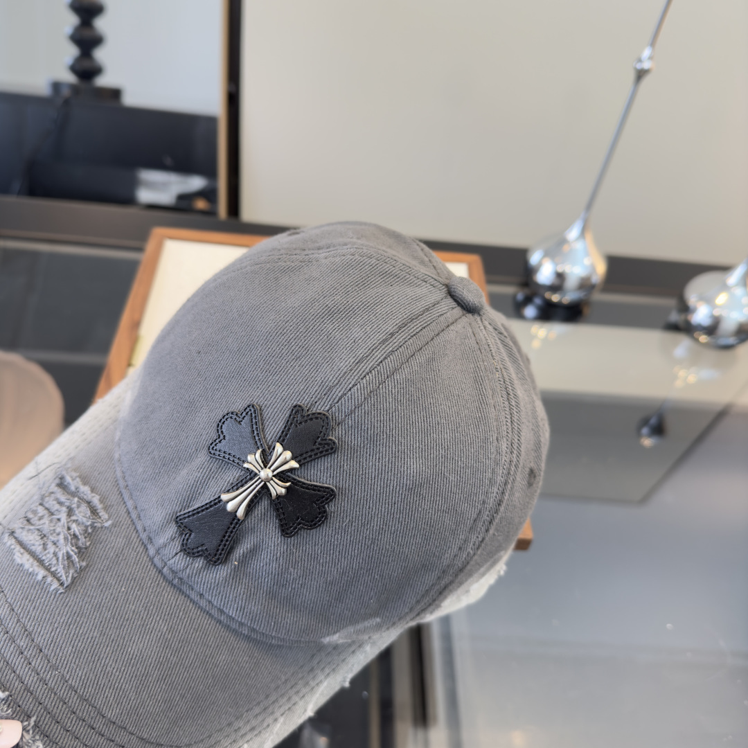 Chrome Hearts 克罗心新款鸭舌帽，头围57cm