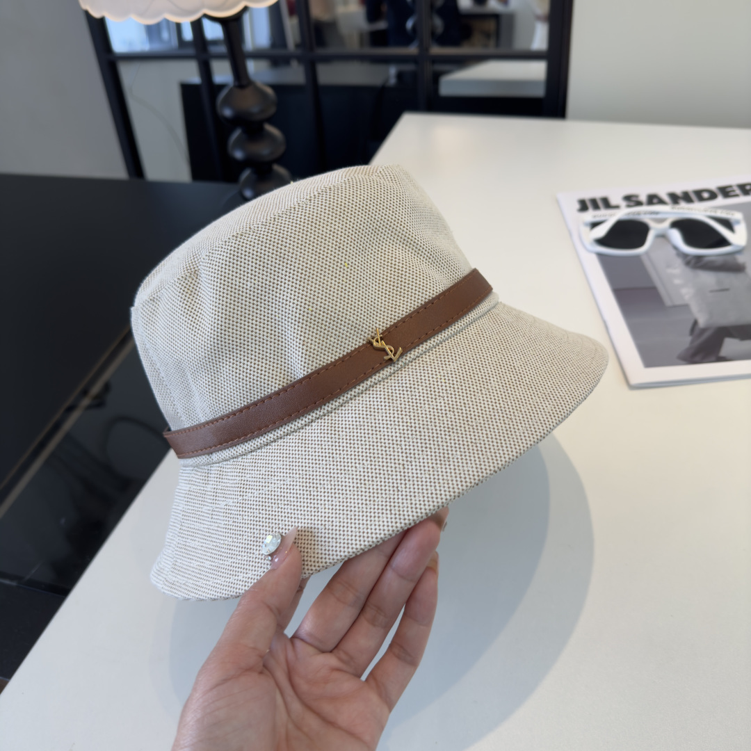 Saint Laurent 圣罗兰新款遮阳渔夫帽，遮阳帽