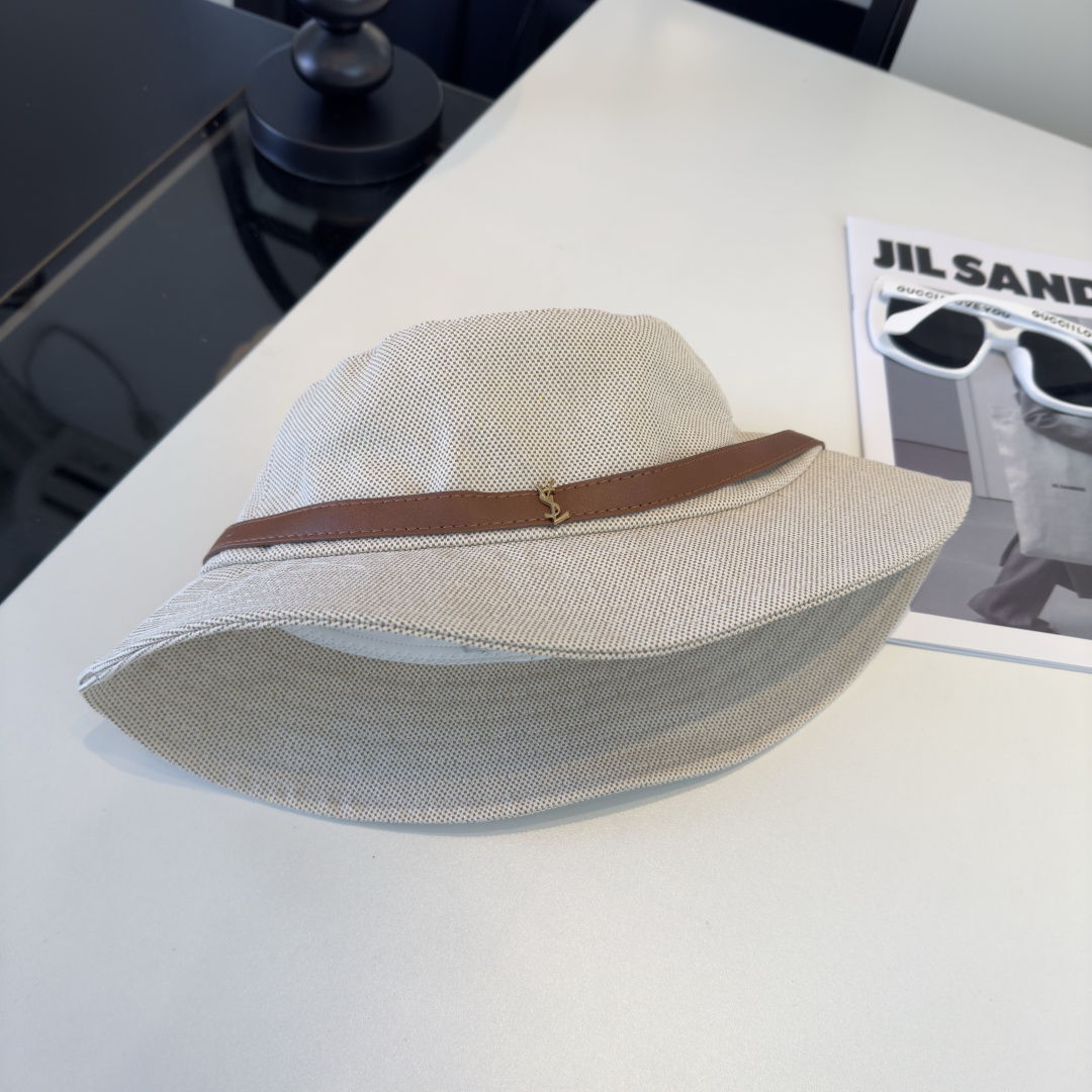 Saint Laurent 圣罗兰新款遮阳渔夫帽，遮阳帽