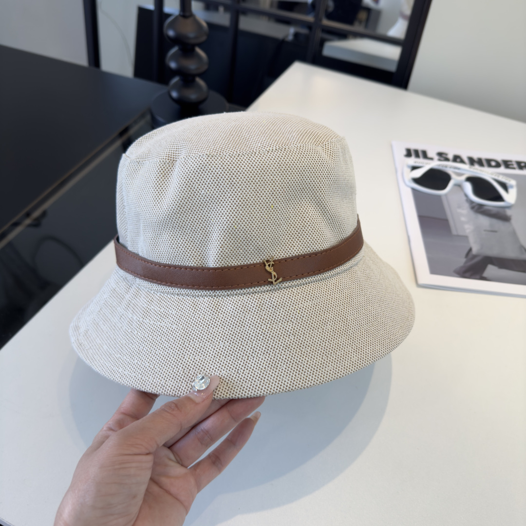 Saint Laurent 圣罗兰新款遮阳渔夫帽，遮阳帽