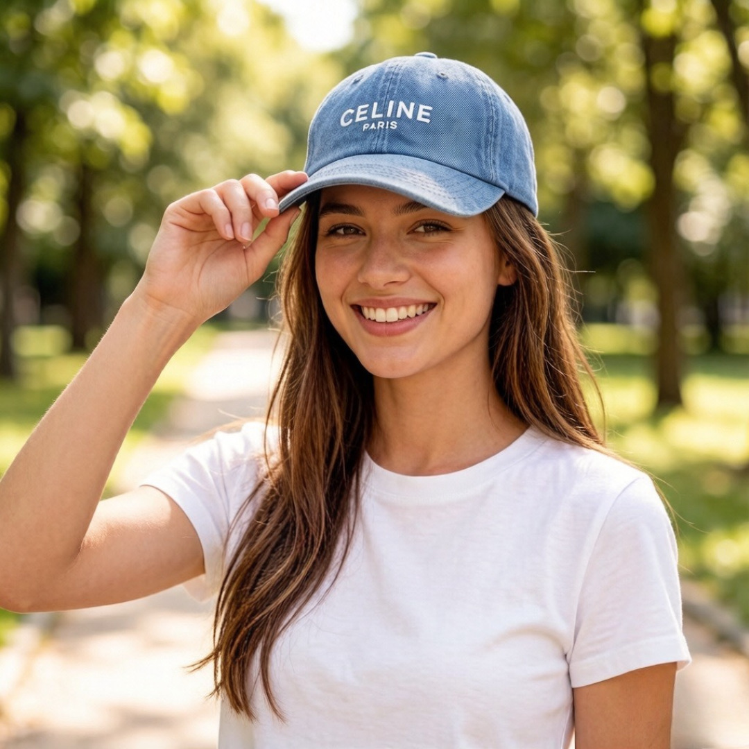 Celine Celine赛琳新款遮阳鸭舌帽，头围57cm