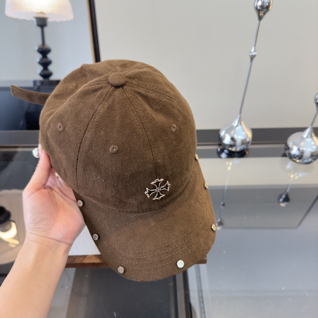 Chrome Hearts 克罗心新款鸭舌帽，头围57cm