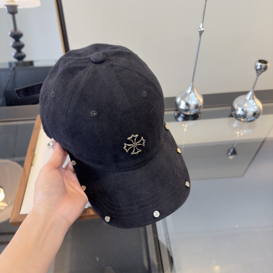 Chrome Hearts 克罗心新款鸭舌帽，头围57cm