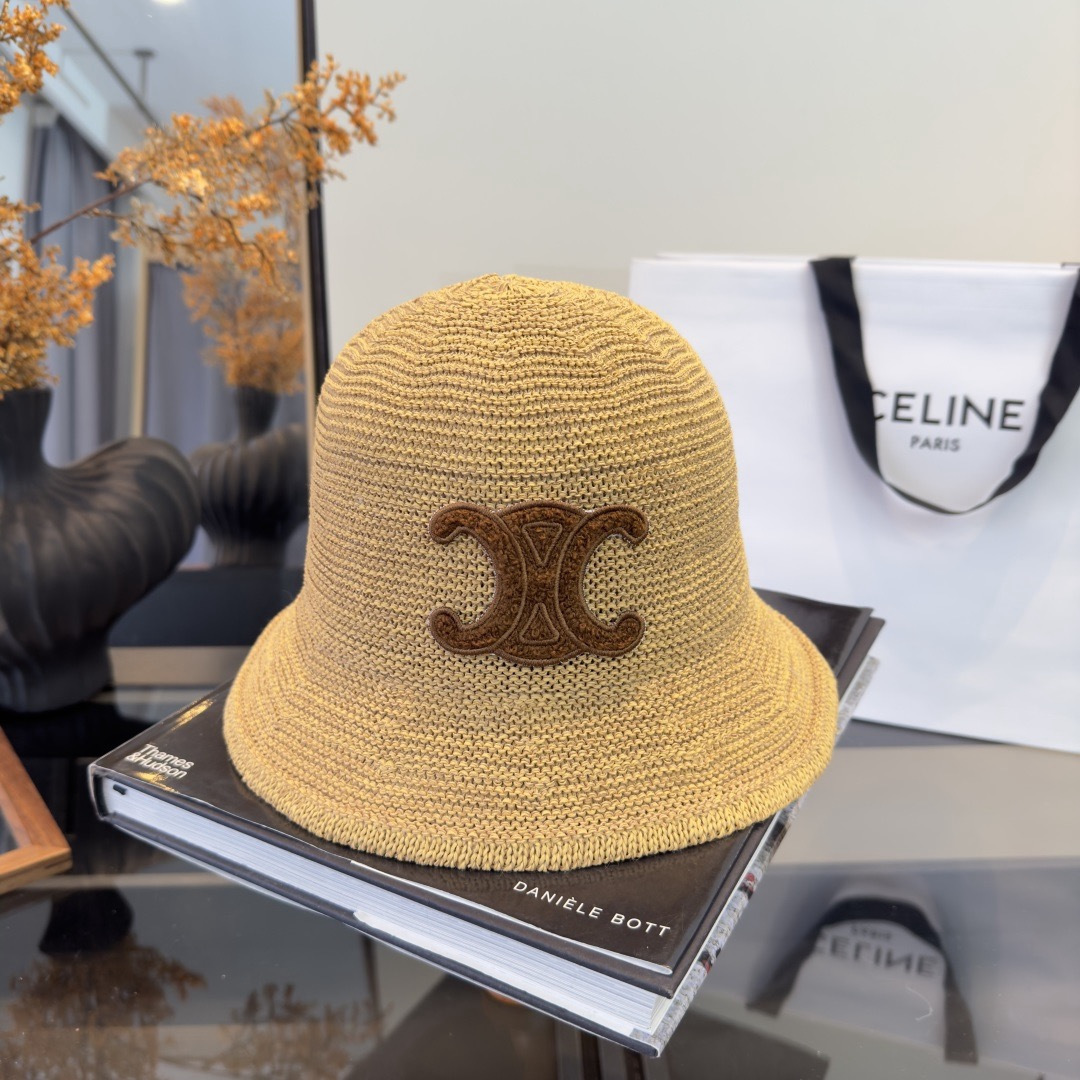 Celine Celine赛琳新款针织渔夫帽 头围57cm