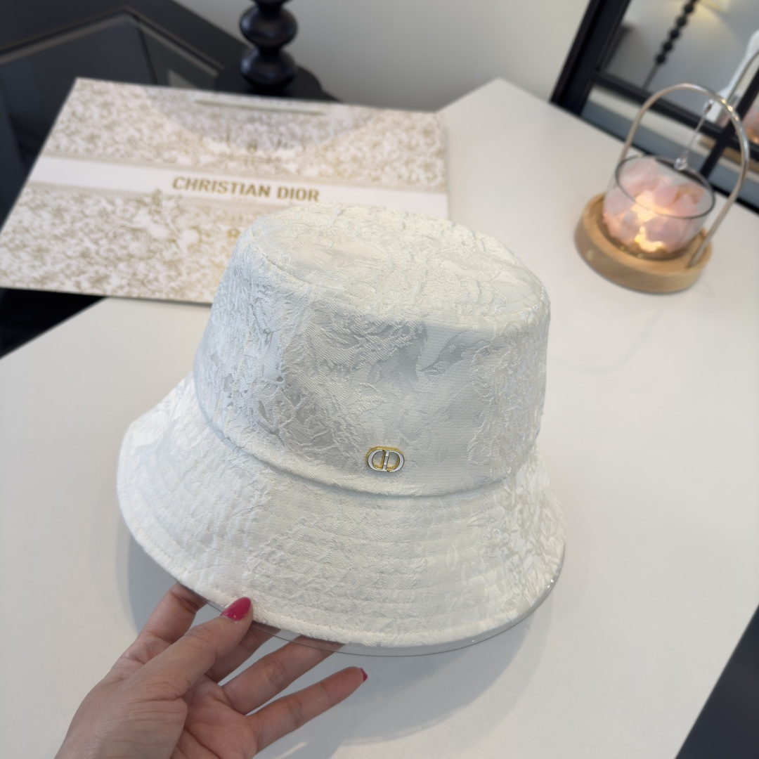 Dior Dior迪奥新款遮阳渔夫帽，高级遮阳帽，名媛风，头围57cm
