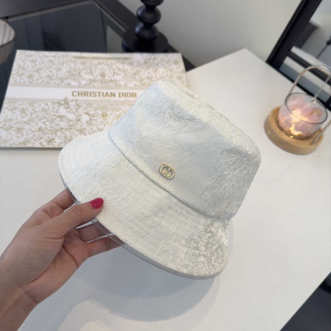 Dior Dior迪奥新款遮阳渔夫帽，高级遮阳帽，名媛风，头围57cm