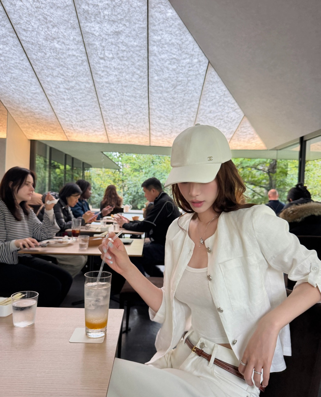 Chanel Chanel香奈儿新款遮阳鸭舌帽，头围57cm