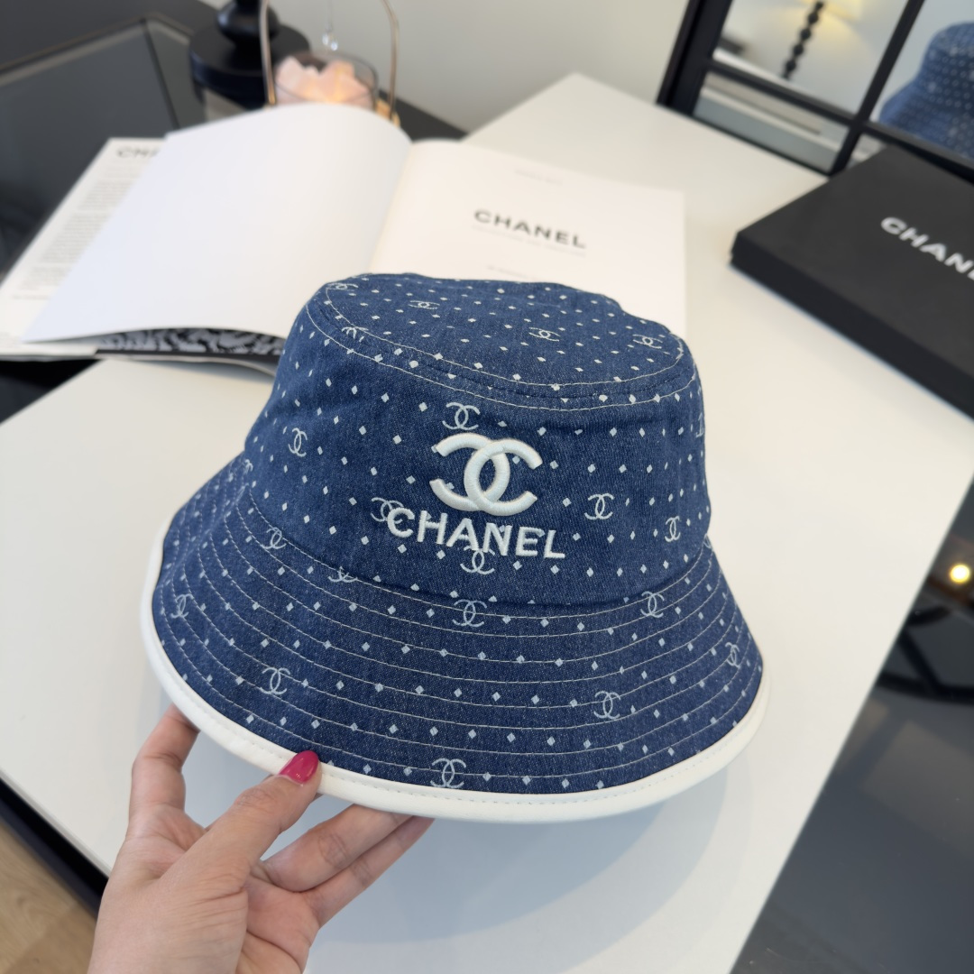 Chanel Chanel香奈儿新款遮阳渔夫帽，百搭