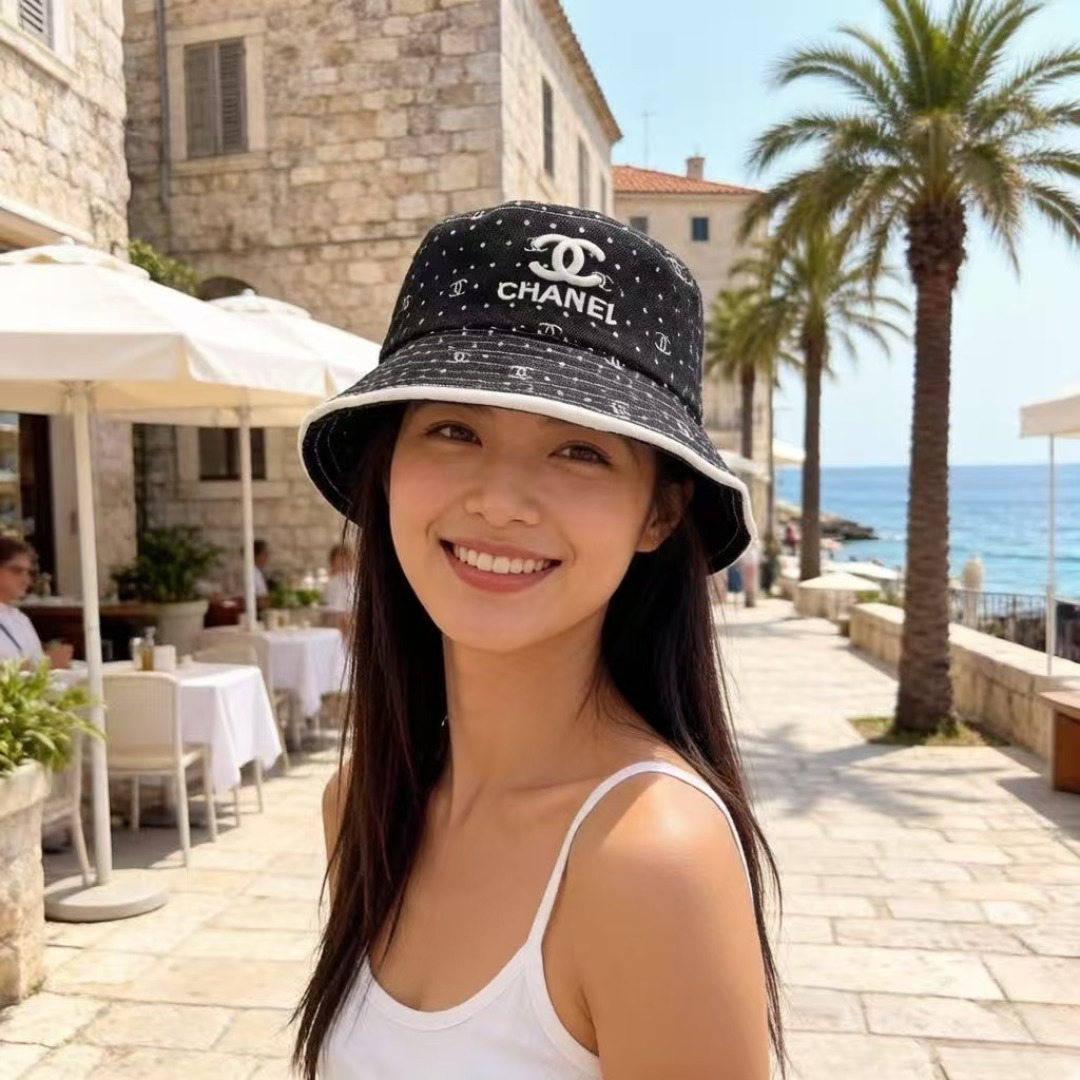 Chanel Chanel香奈儿新款遮阳渔夫帽，百搭