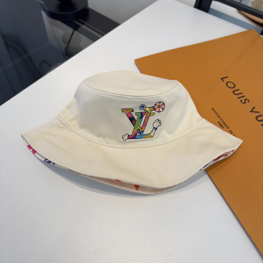 Louis Vuitton Lv路易斯新款双面渔夫帽，百搭