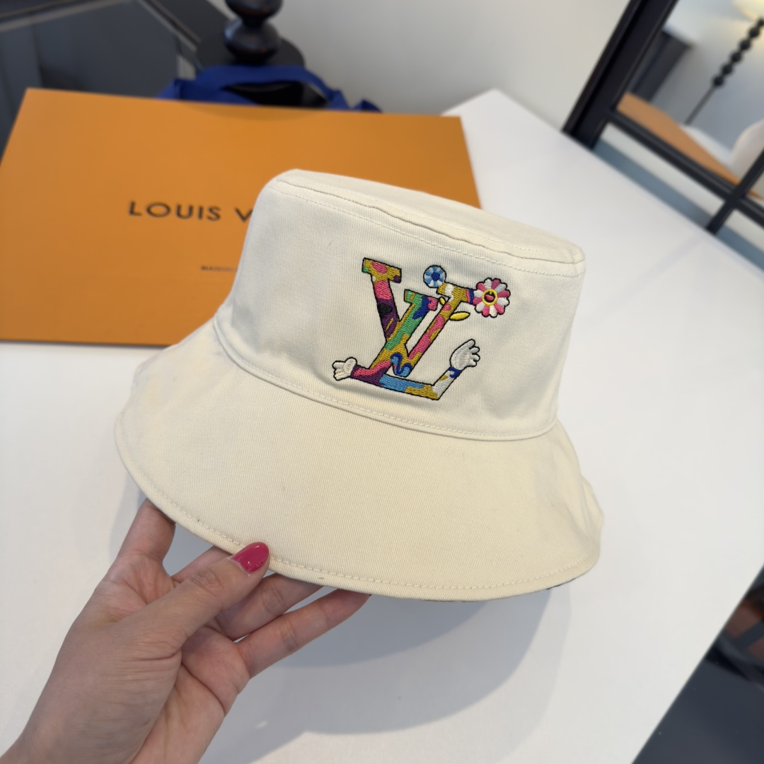 Louis Vuitton Lv路易斯新款双面渔夫帽，百搭