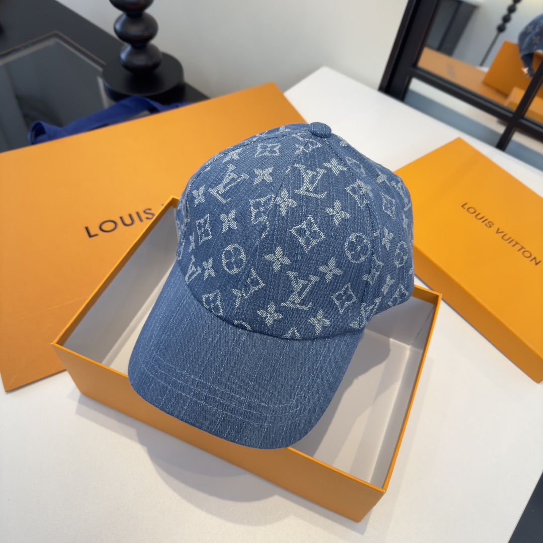 Louis Vuitton Lv路易斯新款遮阳鸭舌帽，男女通用