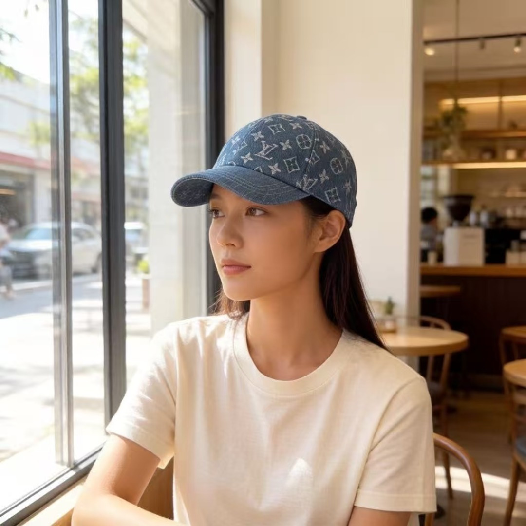 Louis Vuitton Lv路易斯新款遮阳鸭舌帽，男女通用