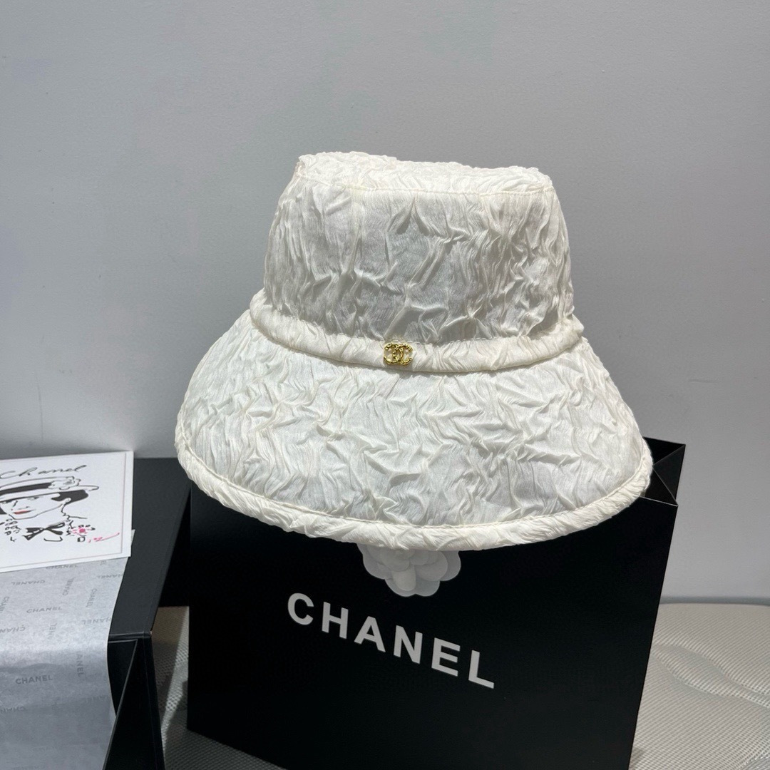 Chanel Chanel香奈儿渔夫帽，高级手抓渔夫帽，头围57cm名媛风