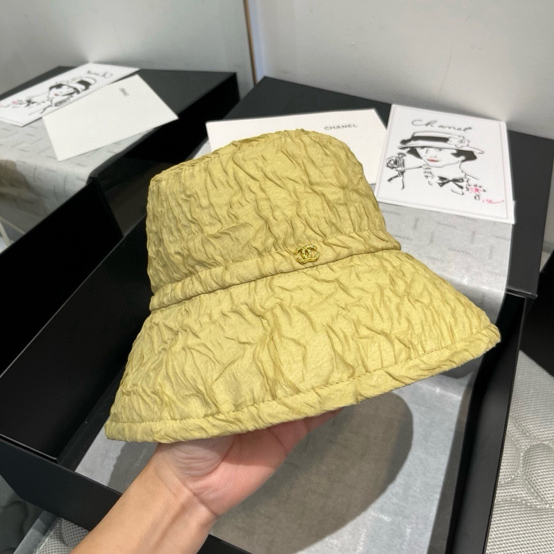 Chanel Chanel香奈儿渔夫帽，高级手抓渔夫帽，头围57cm名媛风