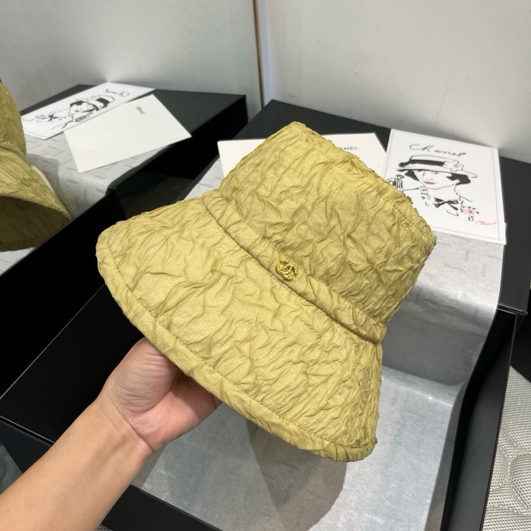 Chanel Chanel香奈儿渔夫帽，高级手抓渔夫帽，头围57cm名媛风