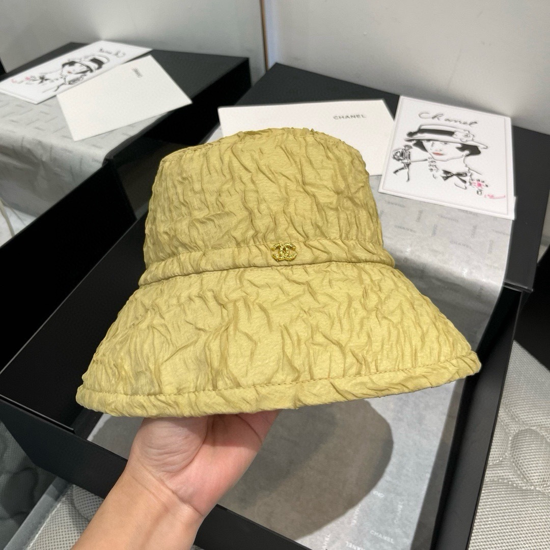 Chanel Chanel香奈儿渔夫帽，高级手抓渔夫帽，头围57cm名媛风