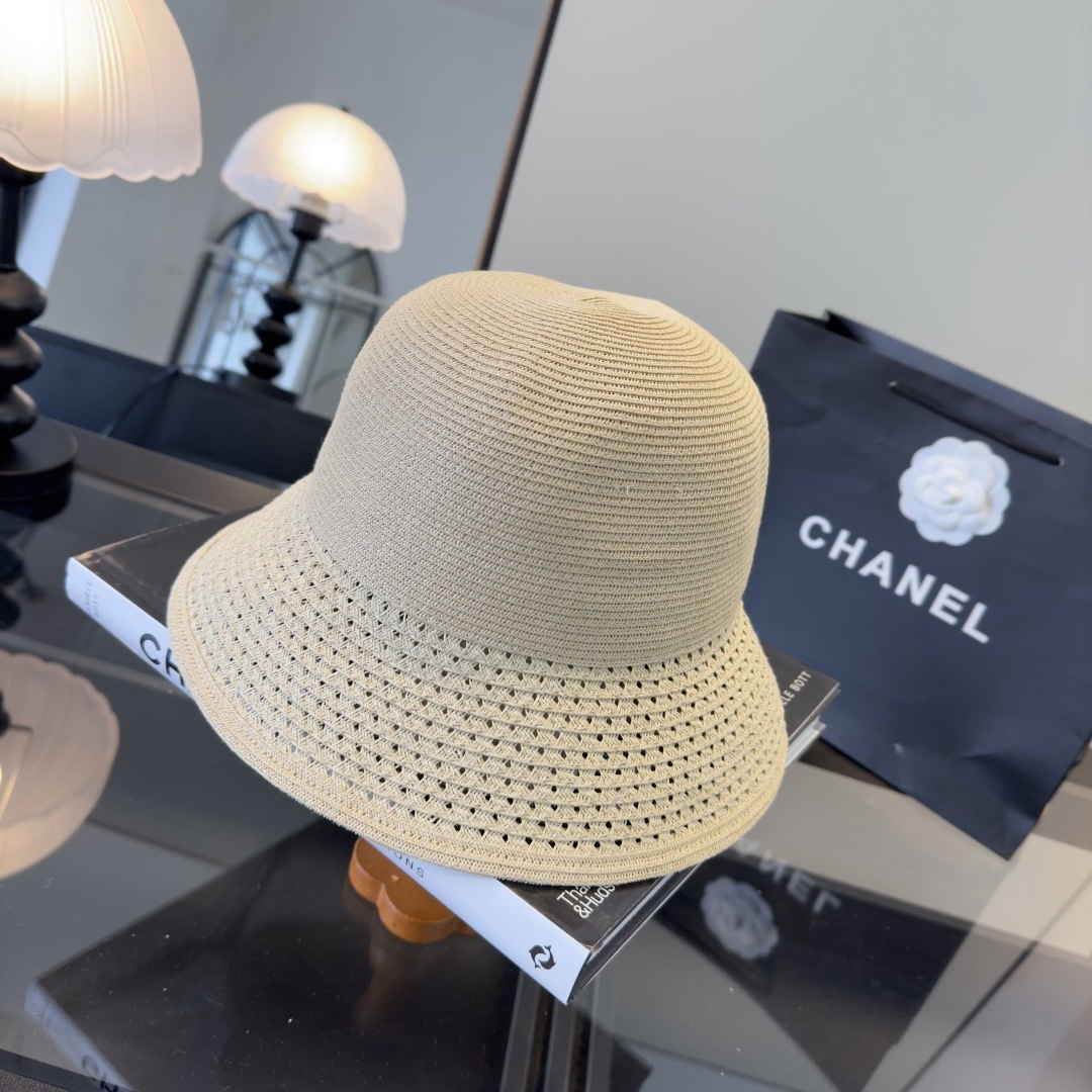Chanel Chanel香奈儿新款草帽，遮阳沙滩草帽，头围57cm