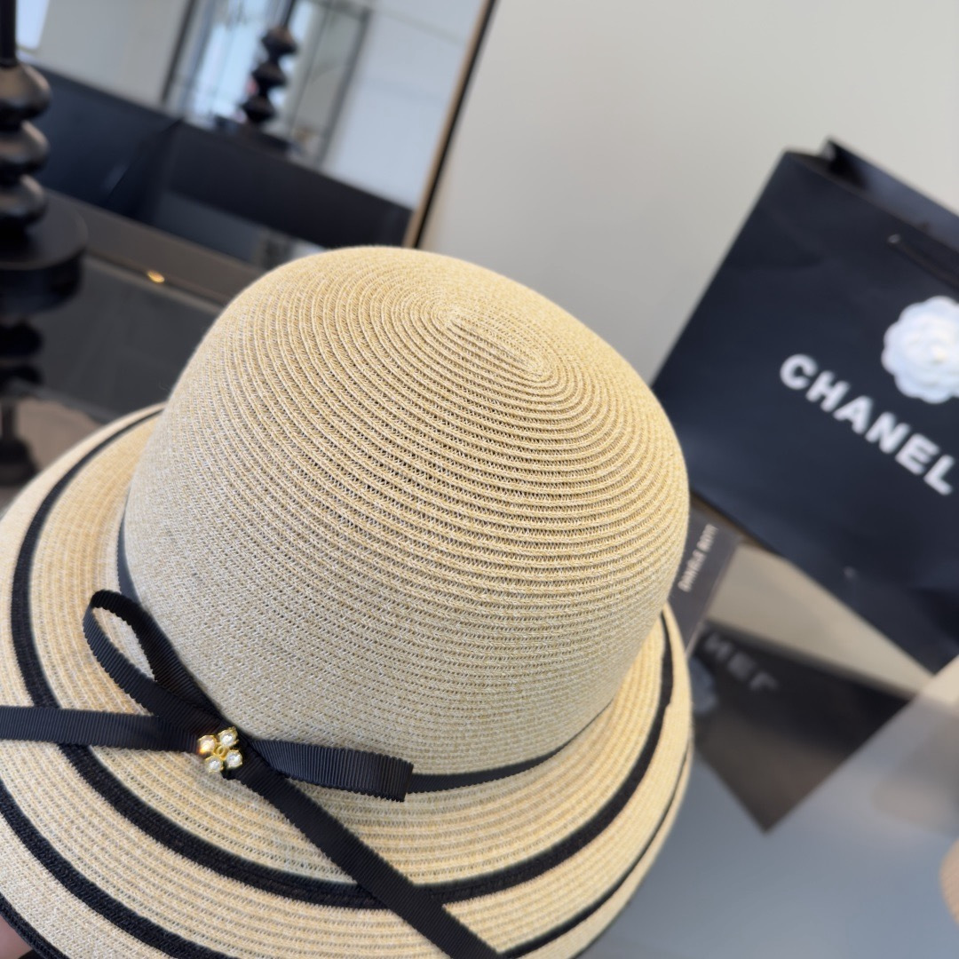 Chanel Chanel香奈儿新款草帽，日本纸草制作，头围57cm