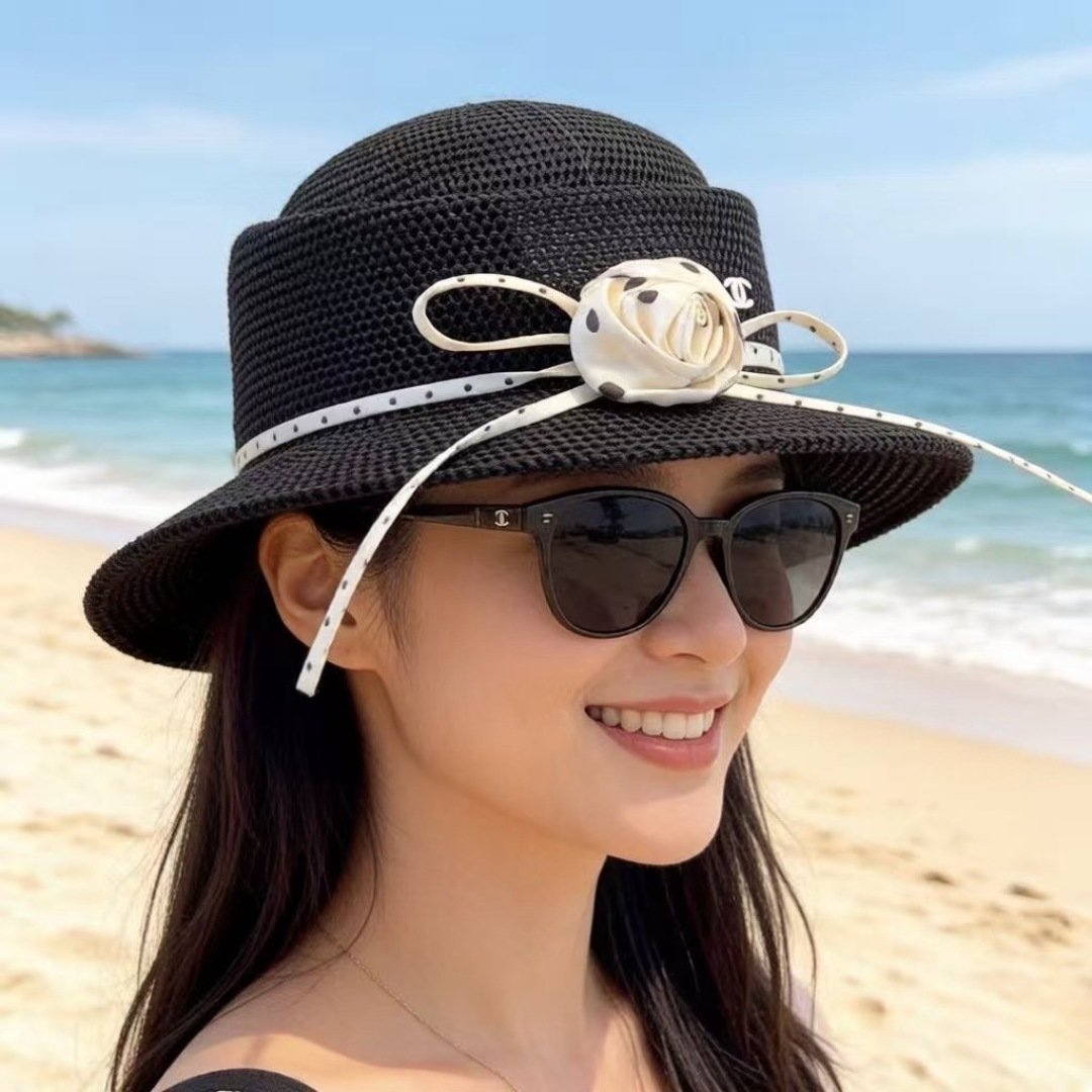 Chanel Chanel香奈儿新款名媛风范草帽，头围57cm