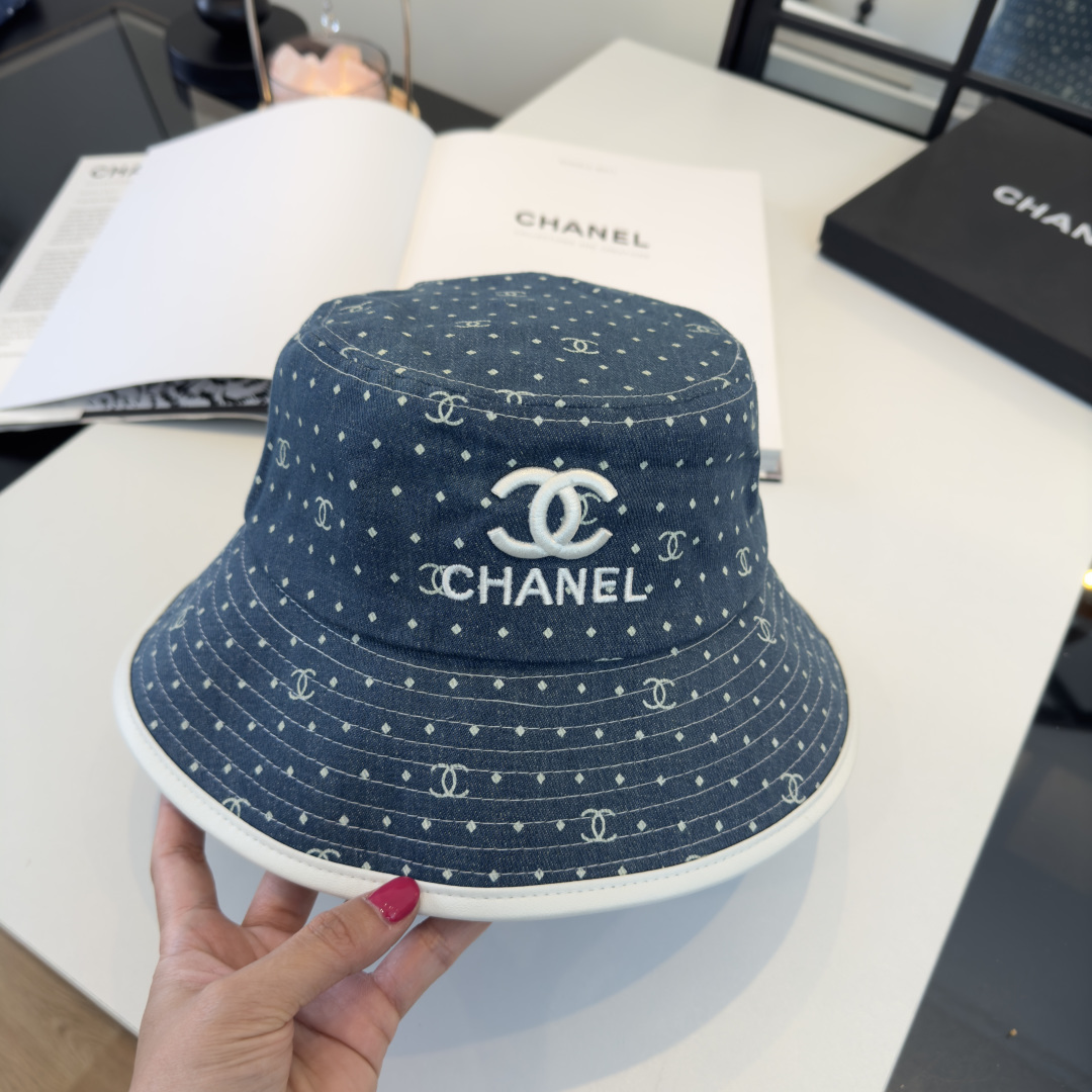 Chanel Chanel香奈儿新款遮阳渔夫帽，百搭
