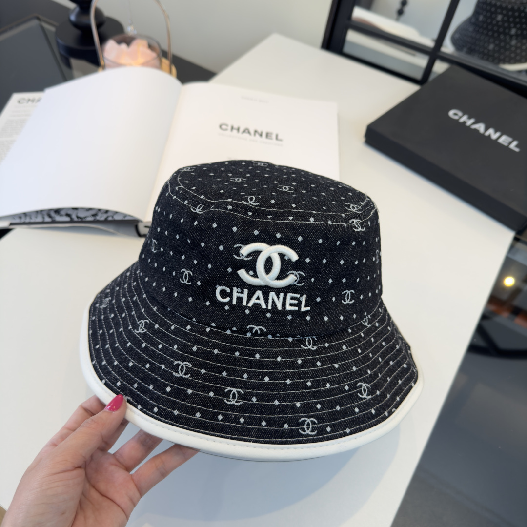 Chanel Chanel香奈儿新款遮阳渔夫帽，百搭