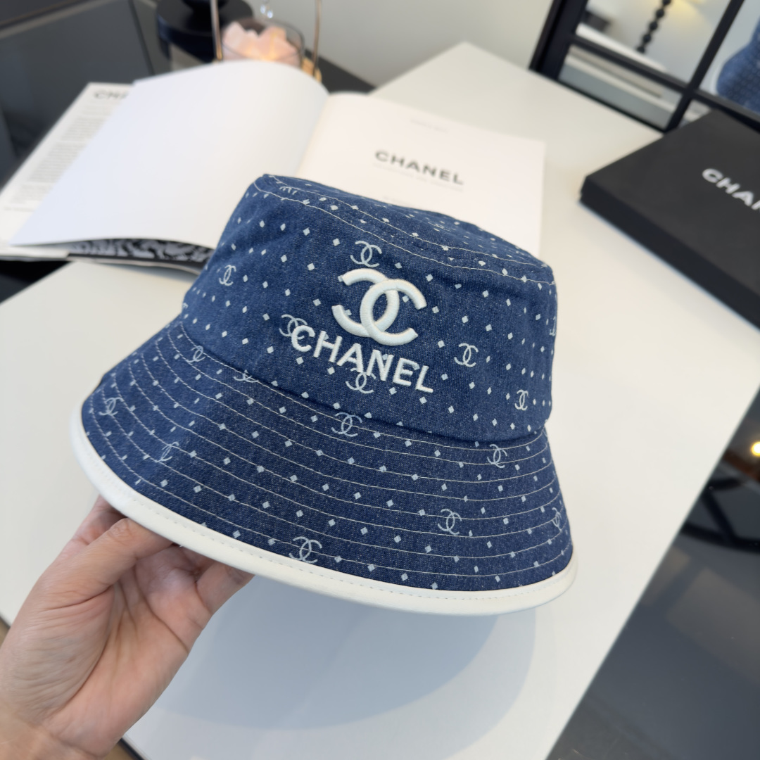 Chanel Chanel香奈儿新款遮阳渔夫帽，百搭