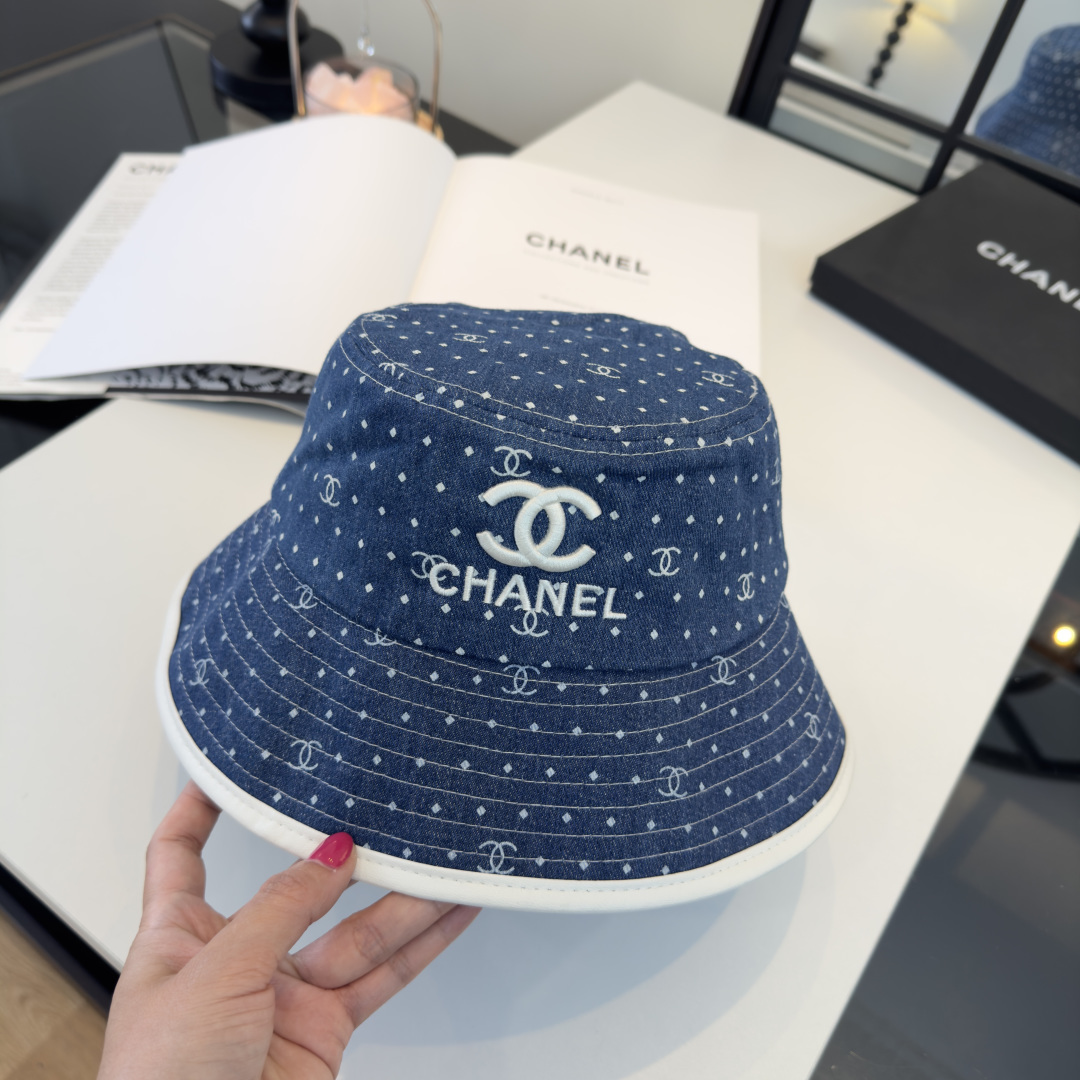 Chanel Chanel香奈儿新款遮阳渔夫帽，百搭