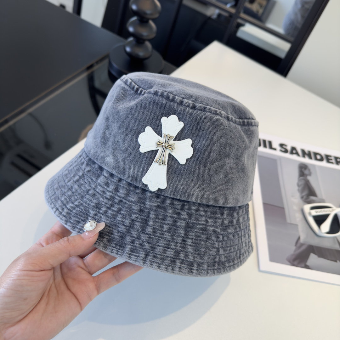 Chrome Hearts 克罗心新款遮阳渔夫帽，头围57cm