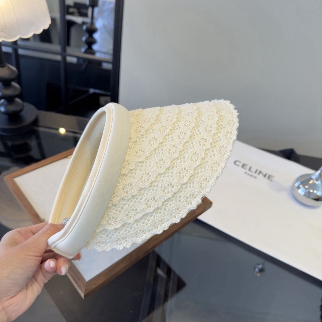 P Celine赛琳新款空顶发箍遮阳帽