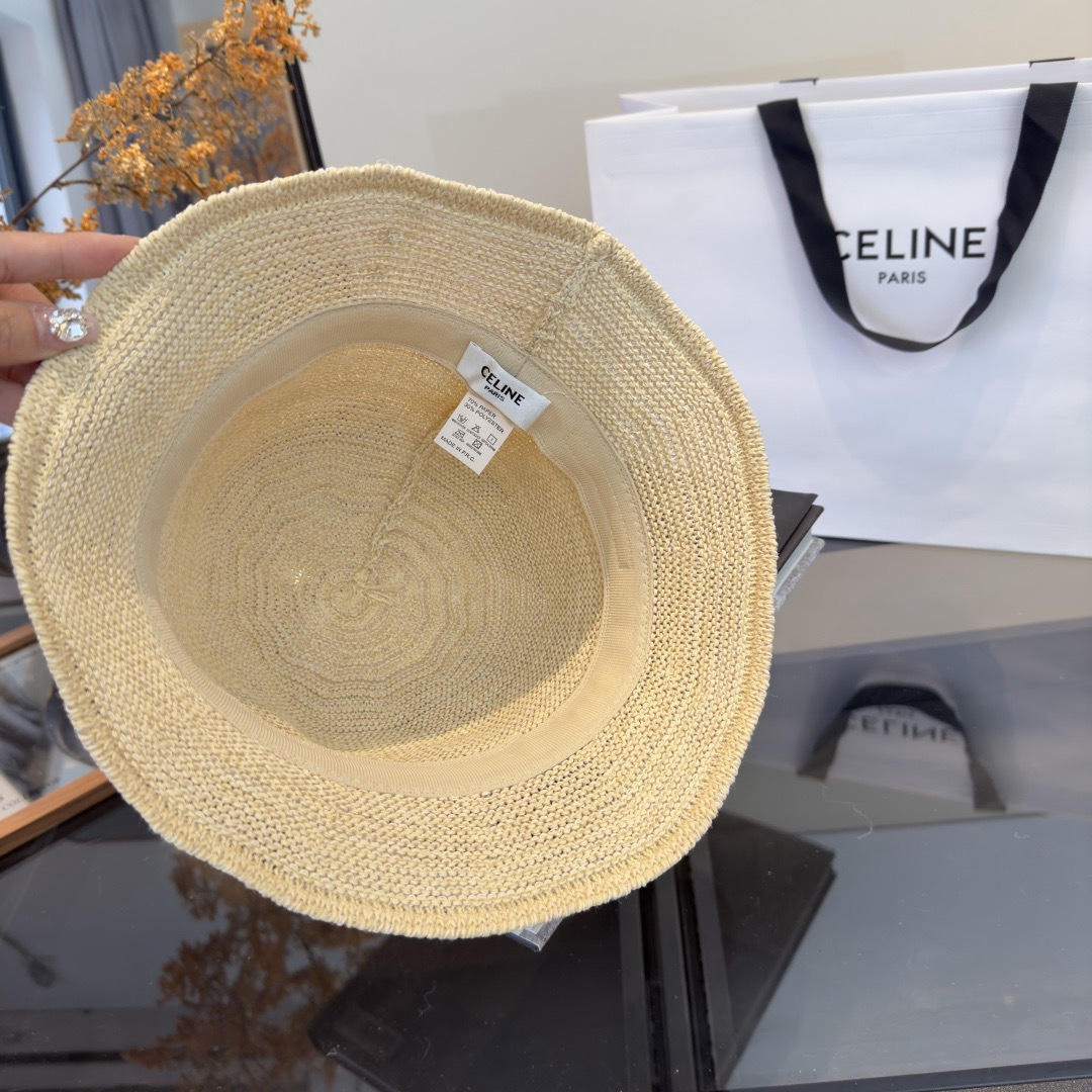 PCeline赛琳新款针织渔夫帽 头围57cm