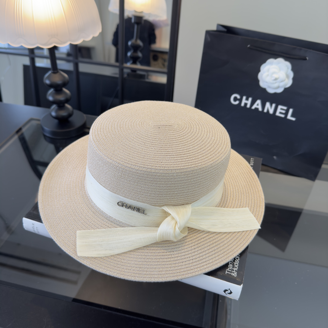 Chanel Chanel香奈儿新款麻纱礼帽，高级定制，头围57cm