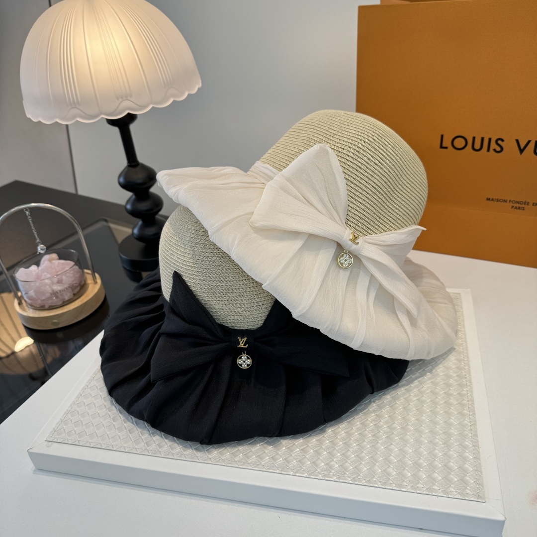Louis Vuitton Lv路易斯新款遮阳渔夫帽，简约