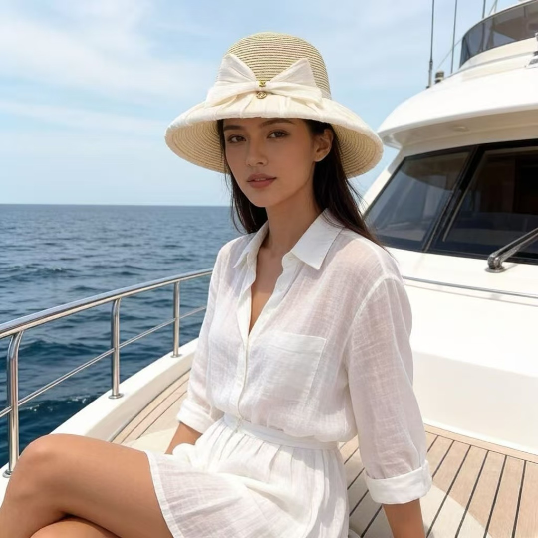 Louis Vuitton Lv路易斯新款遮阳渔夫帽，简约