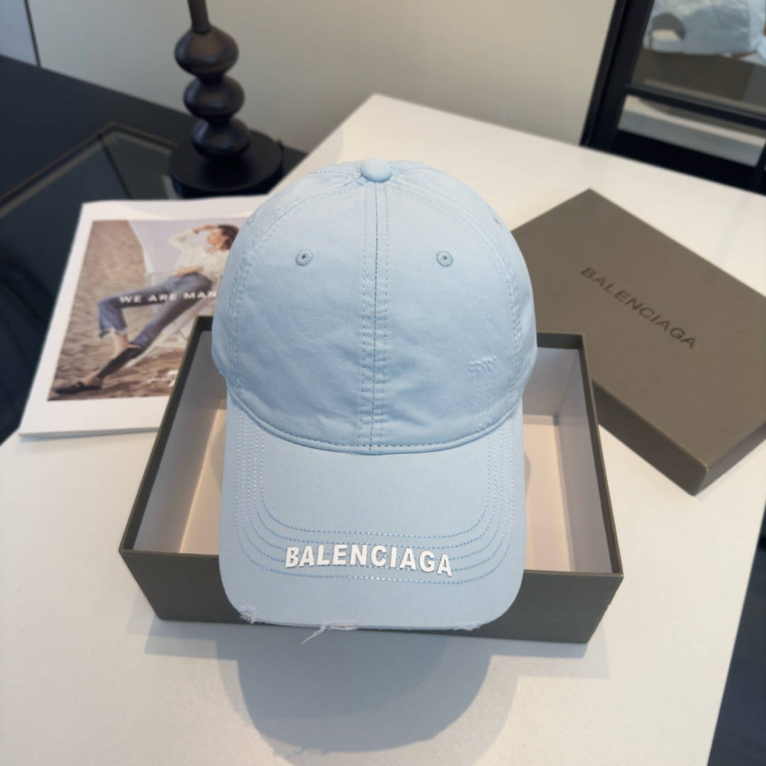 Balenciaga 巴黎世家新款遮阳鸭舌帽，头围57cm