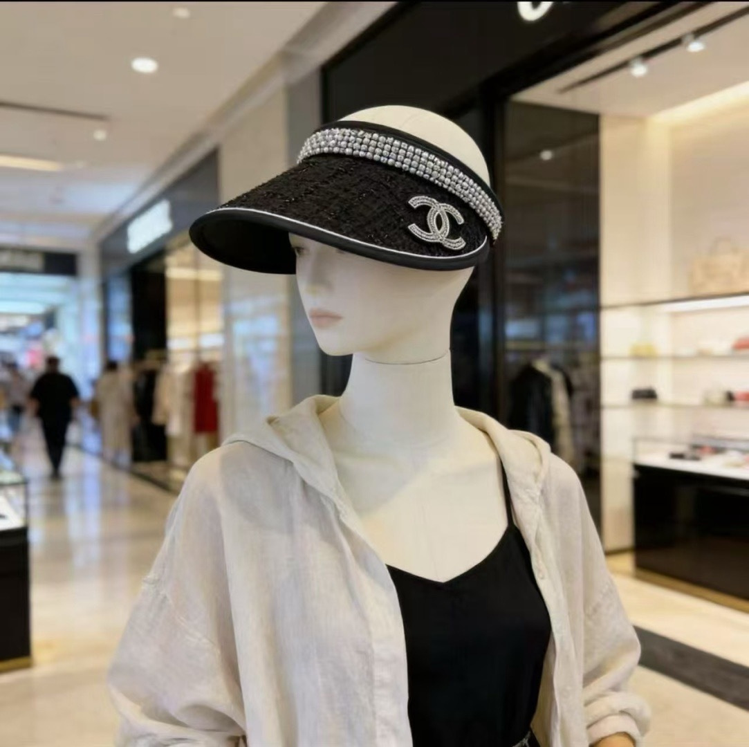 Chanel Chanel香奈儿新款空顶发箍遮阳帽