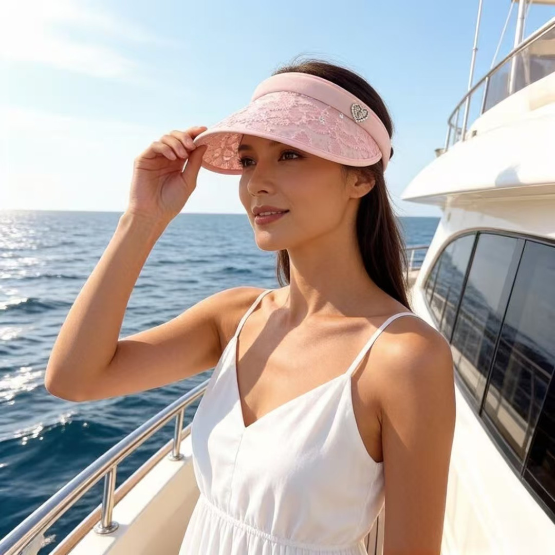 PChanel香奈儿新款空顶发箍遮阳帽