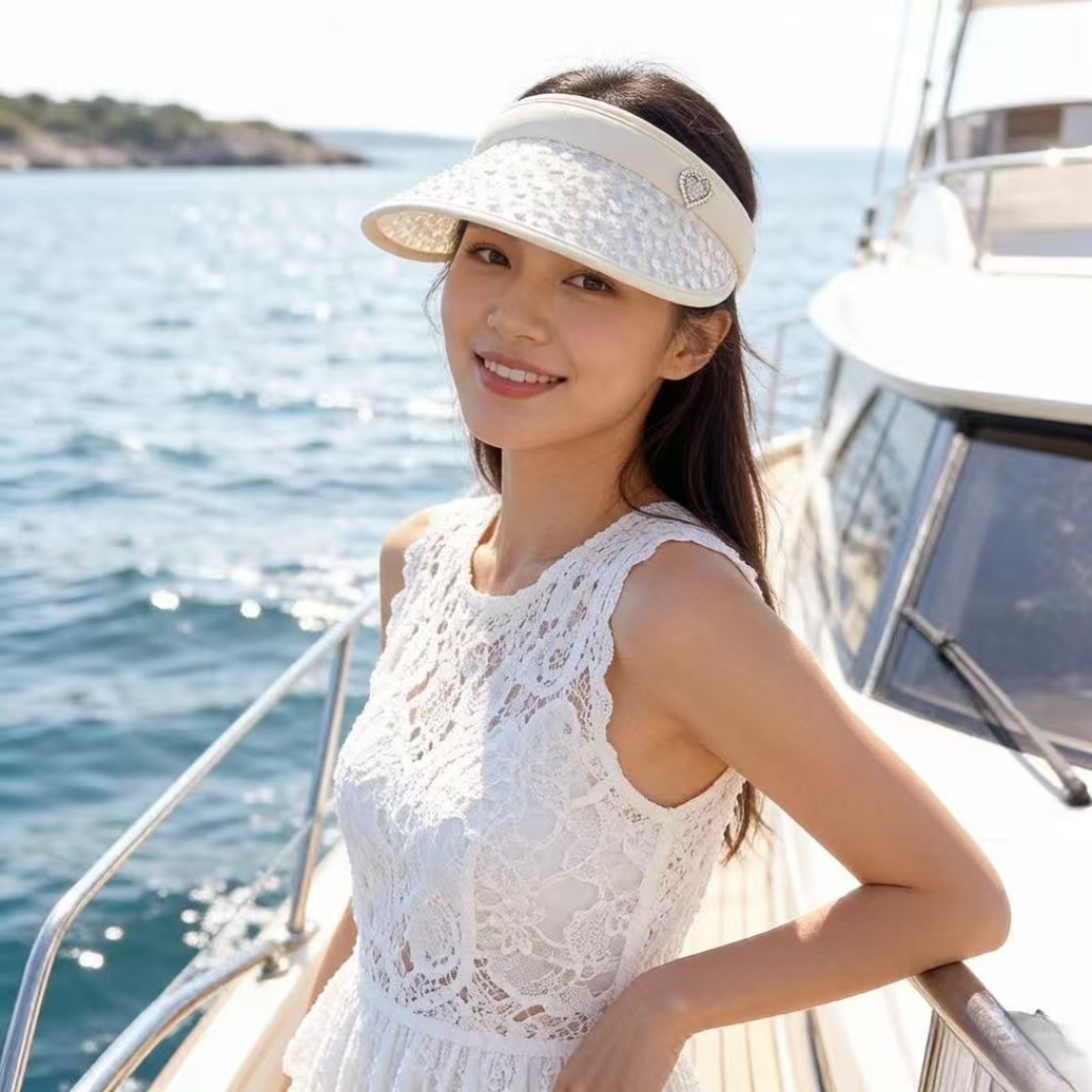 PChanel香奈儿新款空顶发箍遮阳帽