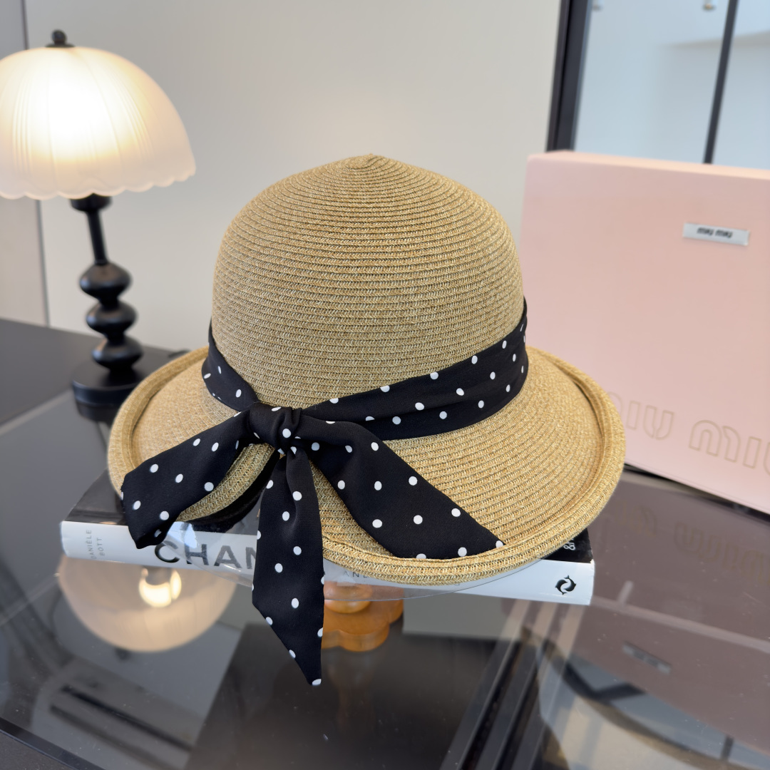 Pmiumiu缪缪新款卷边盆帽，高端定制，头围57cm