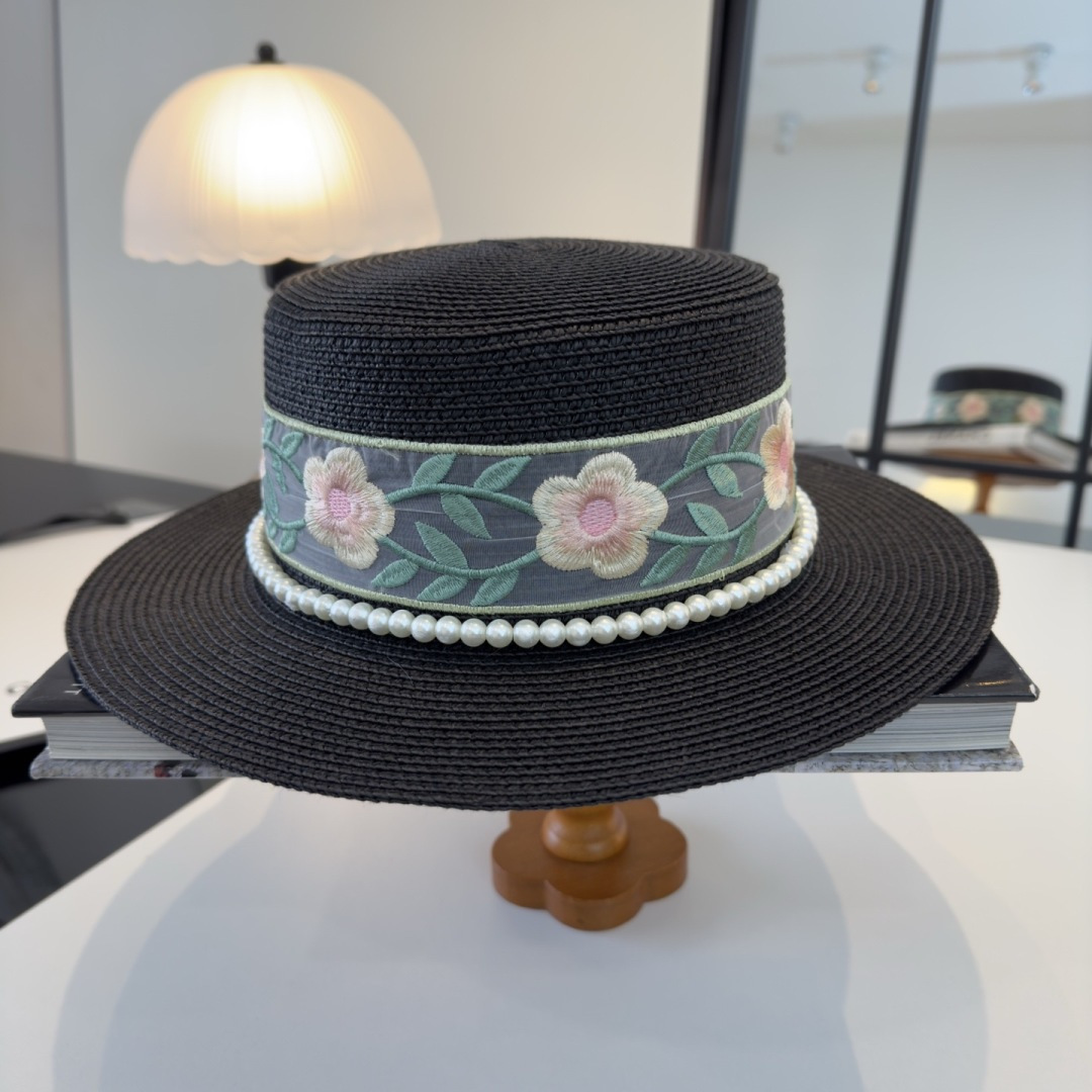 PGucci古奇新款平顶礼帽，头围57cm