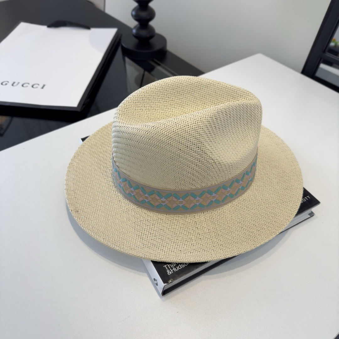 Gucci Gucci古奇 名媛风礼帽进口台湾PP草，头围57cm